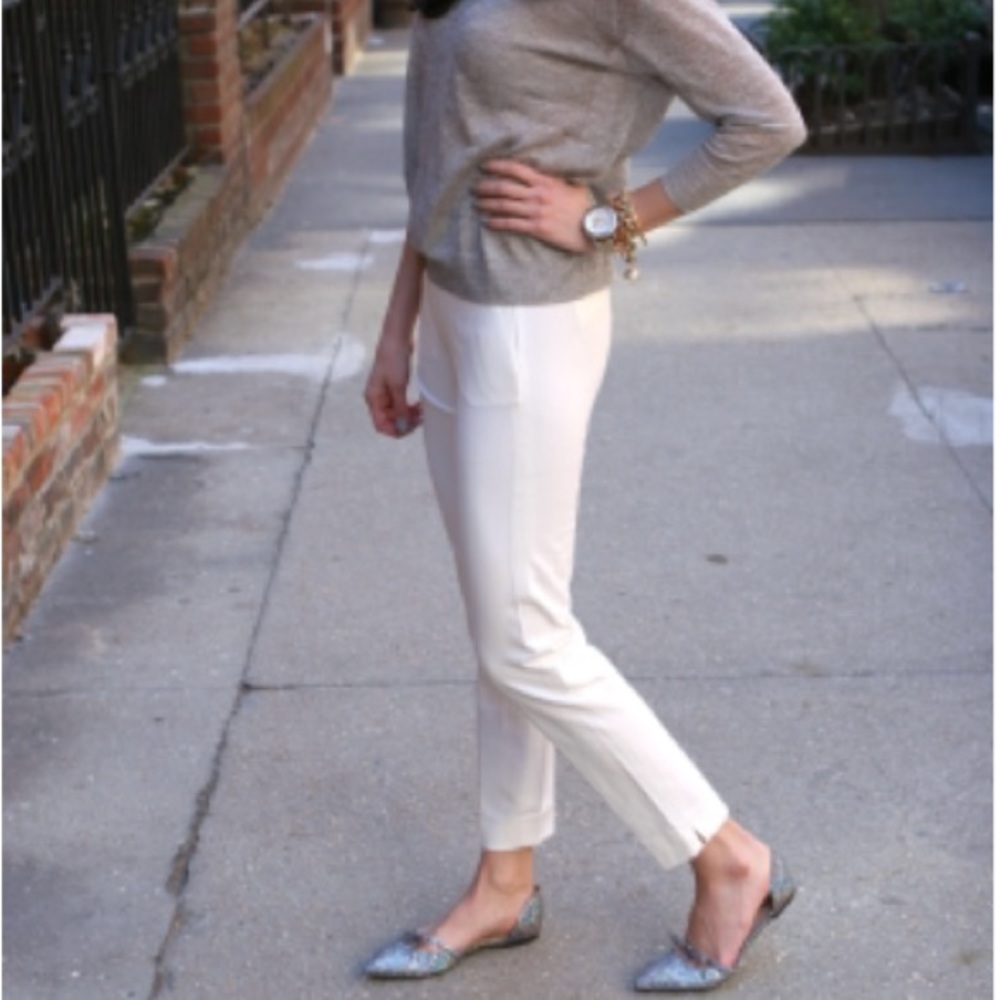 NWT J Crew slim cropped stretch cotton Martie Pant - Picture 3 of 8